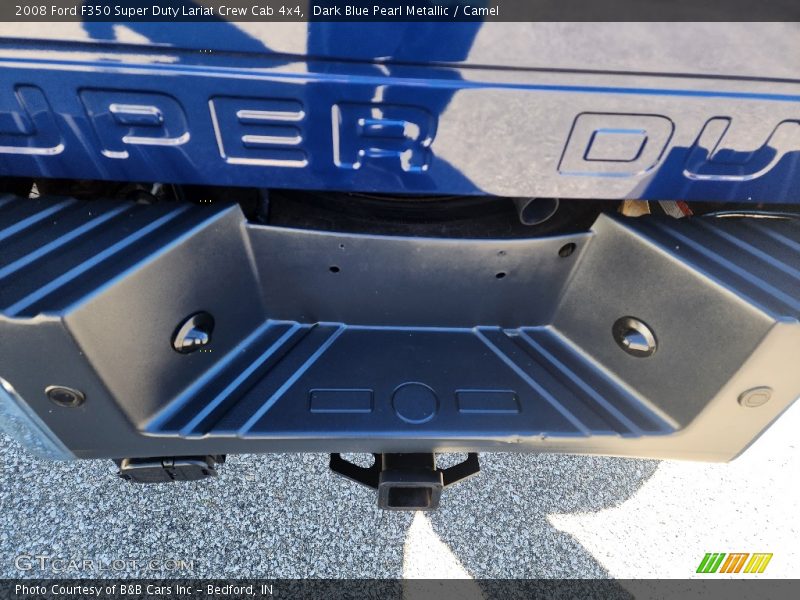 Dark Blue Pearl Metallic / Camel 2008 Ford F350 Super Duty Lariat Crew Cab 4x4