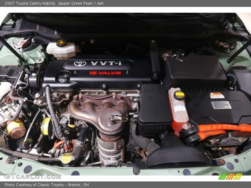 Jasper Green Pearl / Ash 2007 Toyota Camry Hybrid