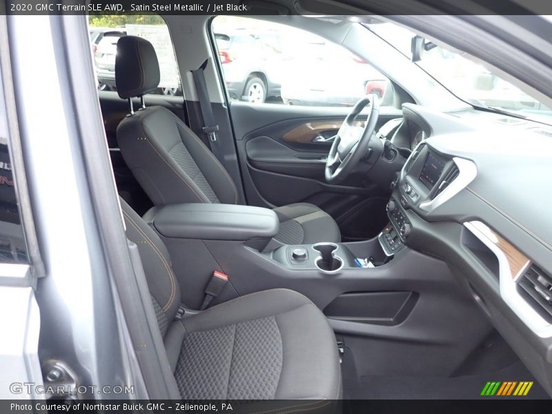 Satin Steel Metallic / Jet Black 2020 GMC Terrain SLE AWD
