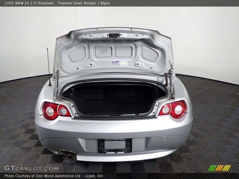 Titanium Silver Metallic / Black 2005 BMW Z4 2.5i Roadster