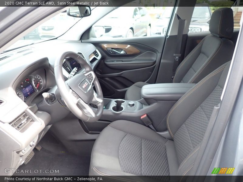 Satin Steel Metallic / Jet Black 2020 GMC Terrain SLE AWD