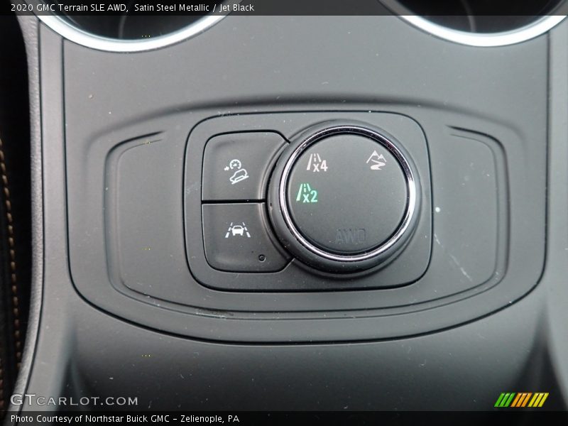 Satin Steel Metallic / Jet Black 2020 GMC Terrain SLE AWD