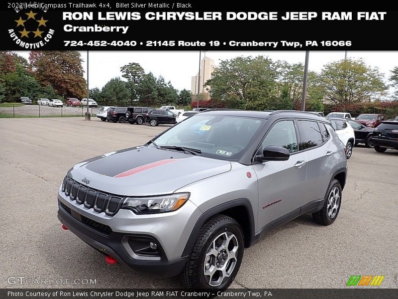 Billet Silver Metallic / Black 2022 Jeep Compass Trailhawk 4x4