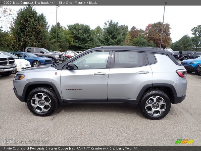 Billet Silver Metallic / Black 2022 Jeep Compass Trailhawk 4x4