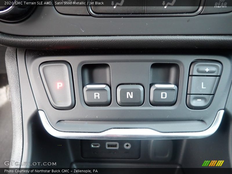 Satin Steel Metallic / Jet Black 2020 GMC Terrain SLE AWD