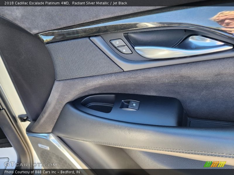 Radiant Silver Metallic / Jet Black 2018 Cadillac Escalade Platinum 4WD