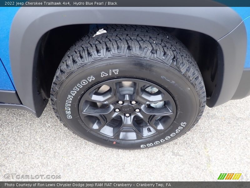 Hydro Blue Pearl / Black 2022 Jeep Cherokee Trailhawk 4x4