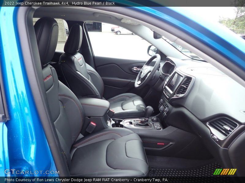 Hydro Blue Pearl / Black 2022 Jeep Cherokee Trailhawk 4x4