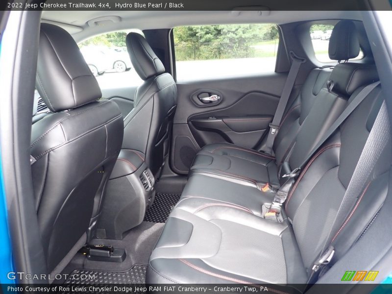 Hydro Blue Pearl / Black 2022 Jeep Cherokee Trailhawk 4x4