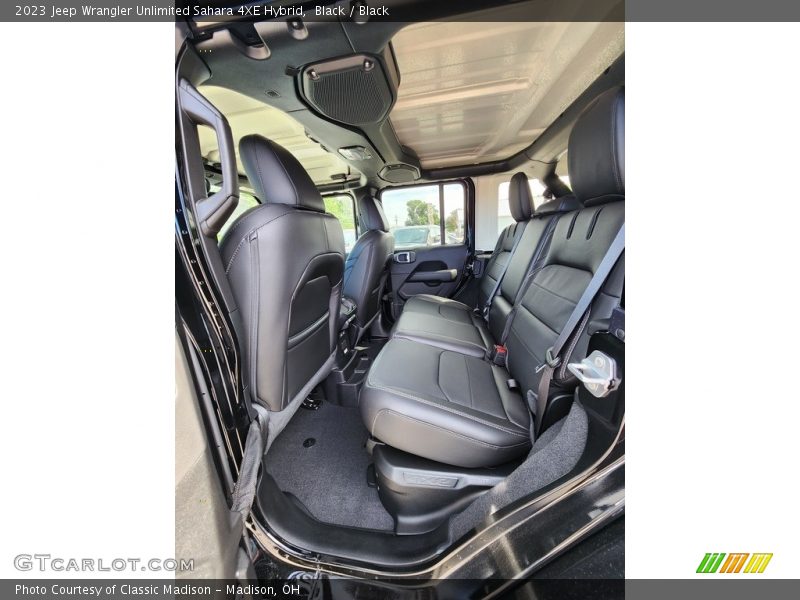 Black / Black 2023 Jeep Wrangler Unlimited Sahara 4XE Hybrid
