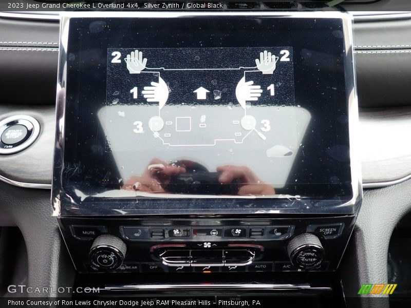 Silver Zynith / Global Black 2023 Jeep Grand Cherokee L Overland 4x4
