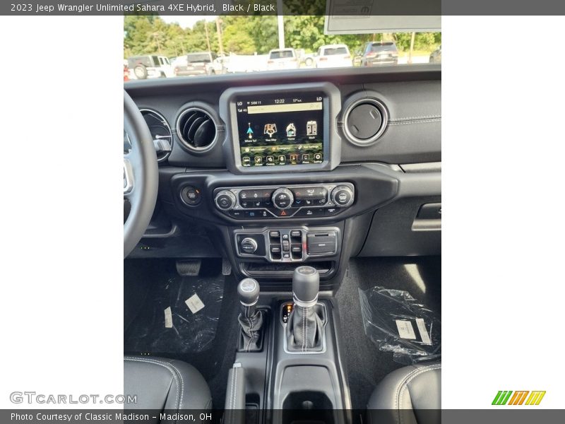 Black / Black 2023 Jeep Wrangler Unlimited Sahara 4XE Hybrid