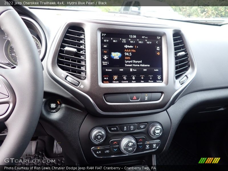 Hydro Blue Pearl / Black 2022 Jeep Cherokee Trailhawk 4x4