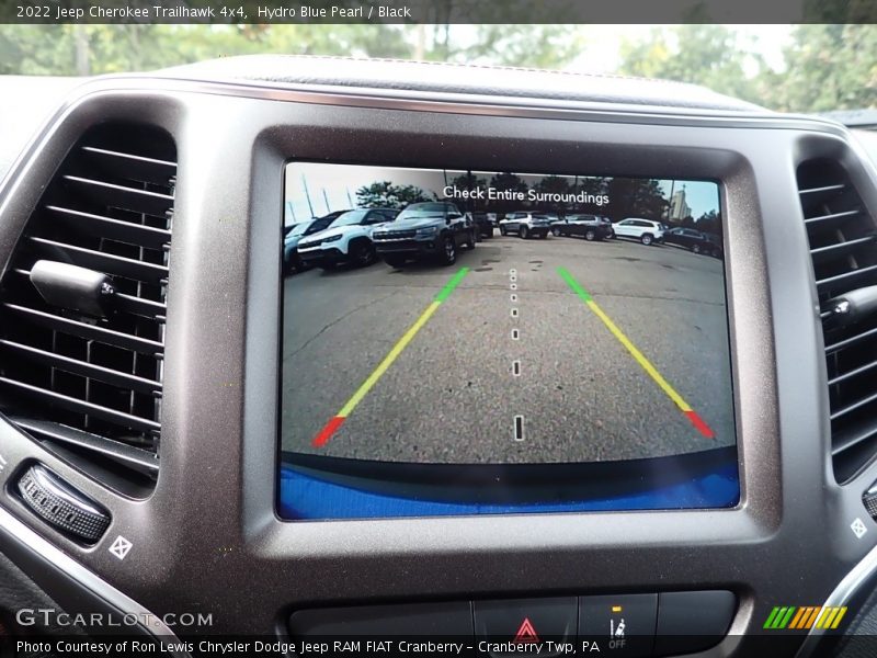 Hydro Blue Pearl / Black 2022 Jeep Cherokee Trailhawk 4x4