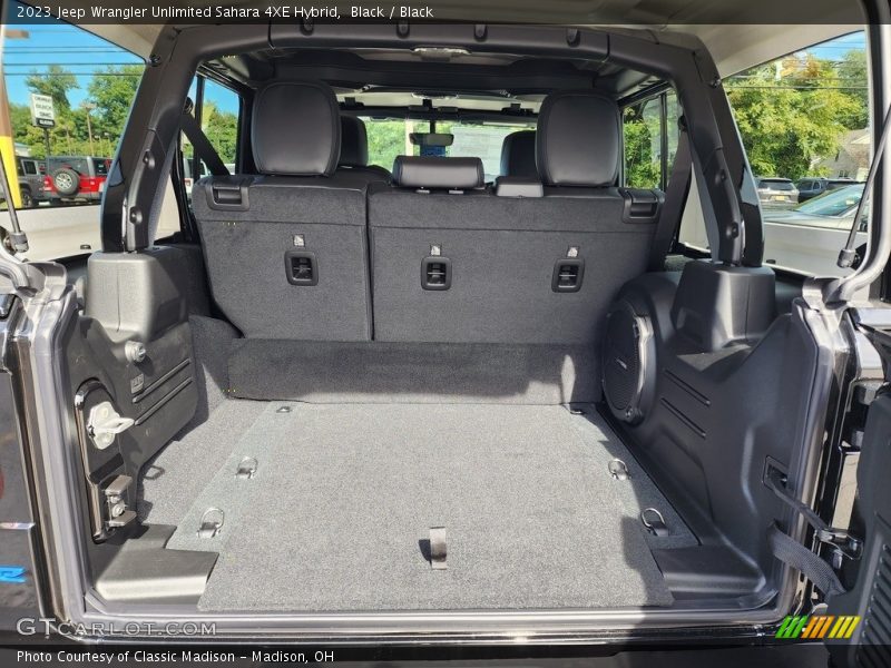 Black / Black 2023 Jeep Wrangler Unlimited Sahara 4XE Hybrid