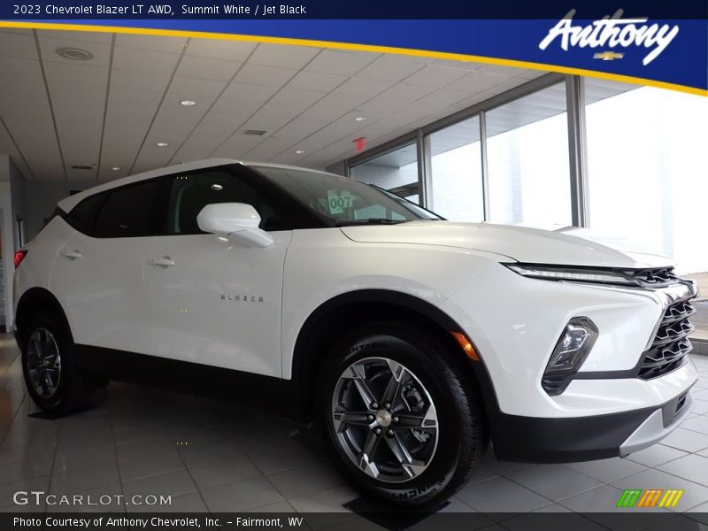 Summit White / Jet Black 2023 Chevrolet Blazer LT AWD