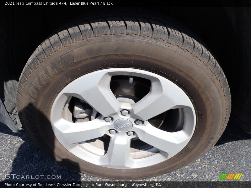 Laser Blue Pearl / Black 2021 Jeep Compass Latitude 4x4