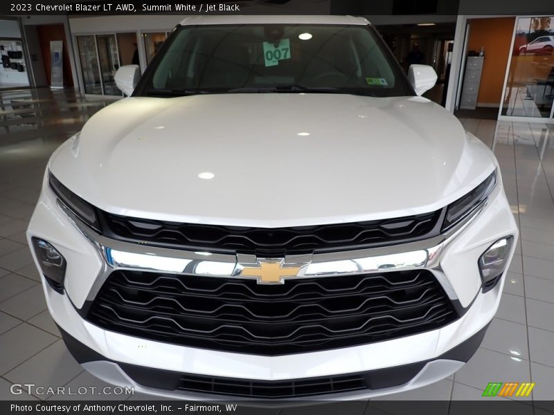 Summit White / Jet Black 2023 Chevrolet Blazer LT AWD