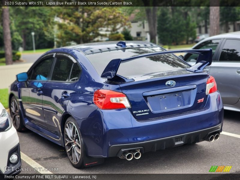 Lapis Blue Pearl / Black Ultra Suede/Carbon Black 2020 Subaru WRX STI