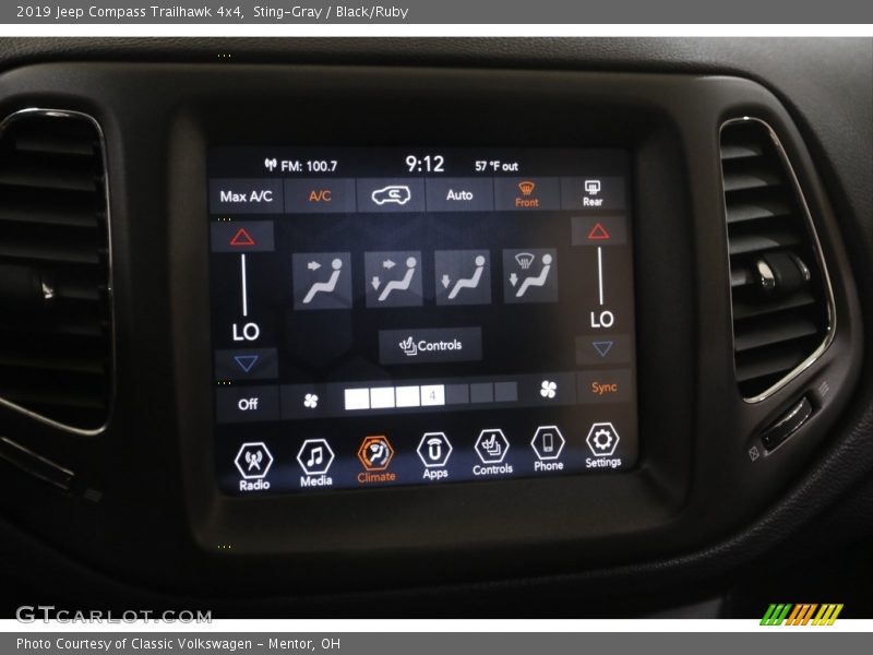 Sting-Gray / Black/Ruby 2019 Jeep Compass Trailhawk 4x4