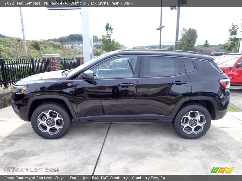 Diamond Black Crystal Pearl / Black 2022 Jeep Compass Trailhawk 4x4