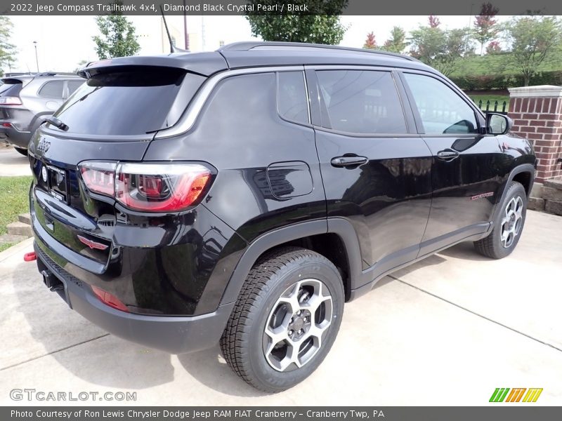 Diamond Black Crystal Pearl / Black 2022 Jeep Compass Trailhawk 4x4