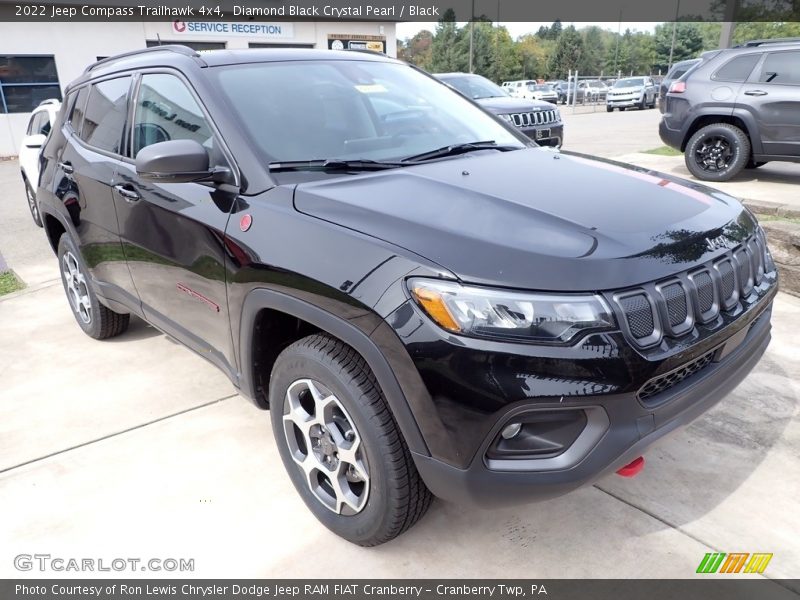 Diamond Black Crystal Pearl / Black 2022 Jeep Compass Trailhawk 4x4