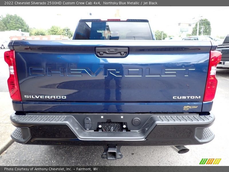 Northsky Blue Metallic / Jet Black 2022 Chevrolet Silverado 2500HD Custom Crew Cab 4x4
