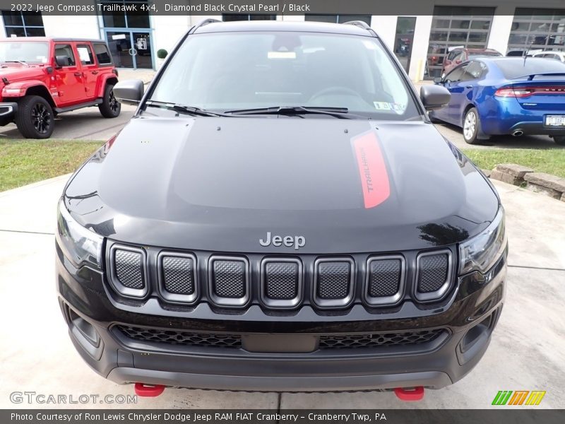 Diamond Black Crystal Pearl / Black 2022 Jeep Compass Trailhawk 4x4