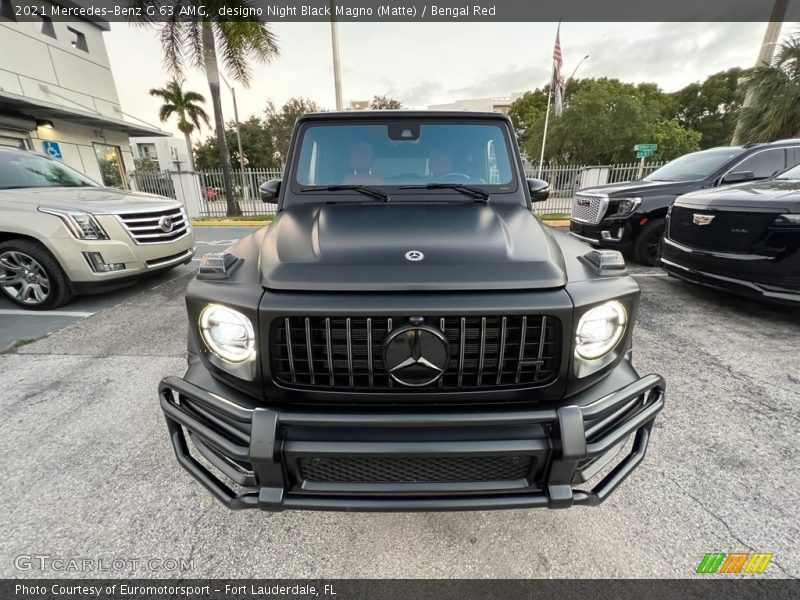 designo Night Black Magno (Matte) / Bengal Red 2021 Mercedes-Benz G 63 AMG