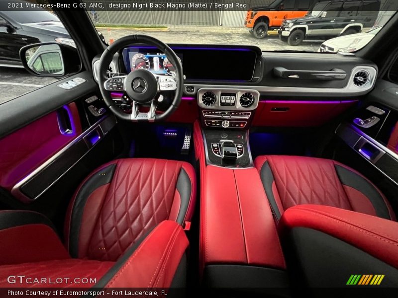 designo Night Black Magno (Matte) / Bengal Red 2021 Mercedes-Benz G 63 AMG