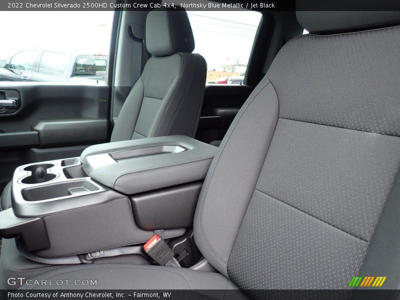 Northsky Blue Metallic / Jet Black 2022 Chevrolet Silverado 2500HD Custom Crew Cab 4x4
