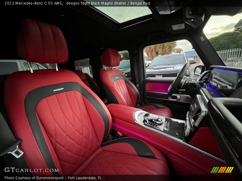 designo Night Black Magno (Matte) / Bengal Red 2021 Mercedes-Benz G 63 AMG