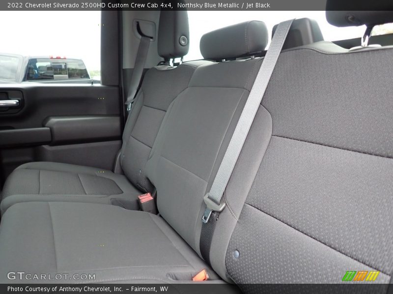 Northsky Blue Metallic / Jet Black 2022 Chevrolet Silverado 2500HD Custom Crew Cab 4x4