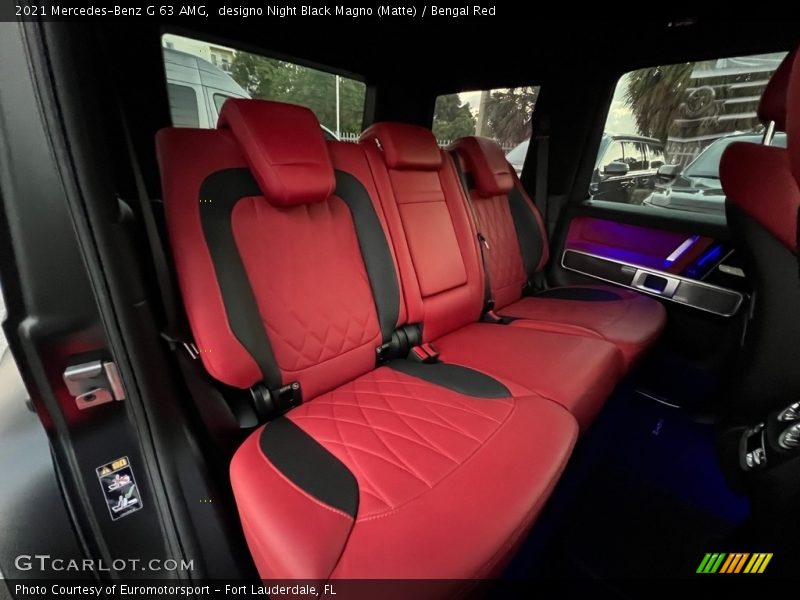 designo Night Black Magno (Matte) / Bengal Red 2021 Mercedes-Benz G 63 AMG