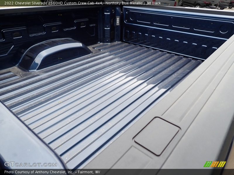 Northsky Blue Metallic / Jet Black 2022 Chevrolet Silverado 2500HD Custom Crew Cab 4x4