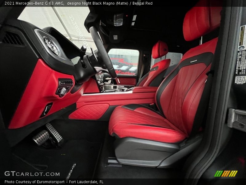designo Night Black Magno (Matte) / Bengal Red 2021 Mercedes-Benz G 63 AMG