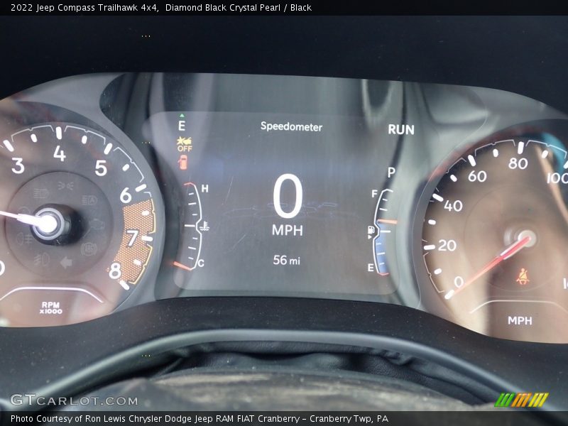 Diamond Black Crystal Pearl / Black 2022 Jeep Compass Trailhawk 4x4