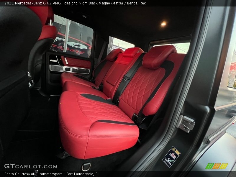 designo Night Black Magno (Matte) / Bengal Red 2021 Mercedes-Benz G 63 AMG