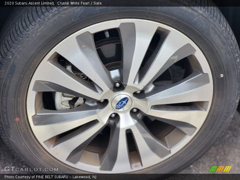 Crystal White Pearl / Slate 2020 Subaru Ascent Limited