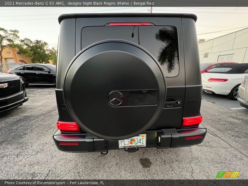designo Night Black Magno (Matte) / Bengal Red 2021 Mercedes-Benz G 63 AMG