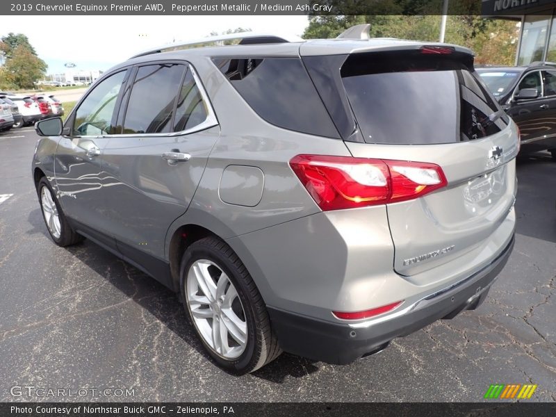 Pepperdust Metallic / Medium Ash Gray 2019 Chevrolet Equinox Premier AWD