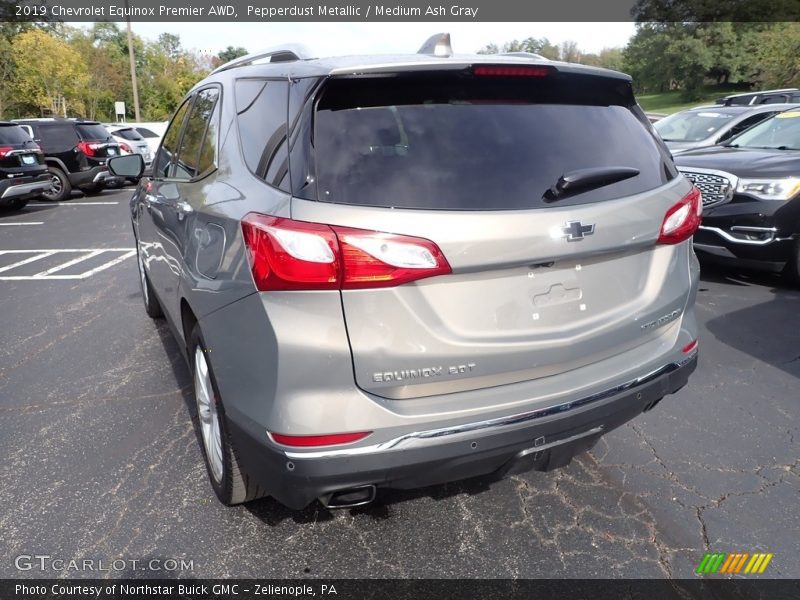 Pepperdust Metallic / Medium Ash Gray 2019 Chevrolet Equinox Premier AWD