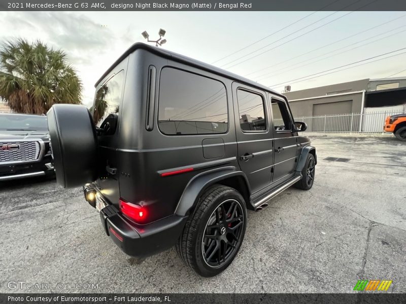 designo Night Black Magno (Matte) / Bengal Red 2021 Mercedes-Benz G 63 AMG