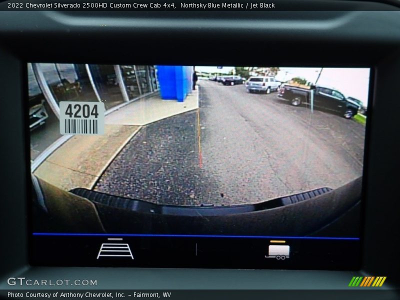 Northsky Blue Metallic / Jet Black 2022 Chevrolet Silverado 2500HD Custom Crew Cab 4x4