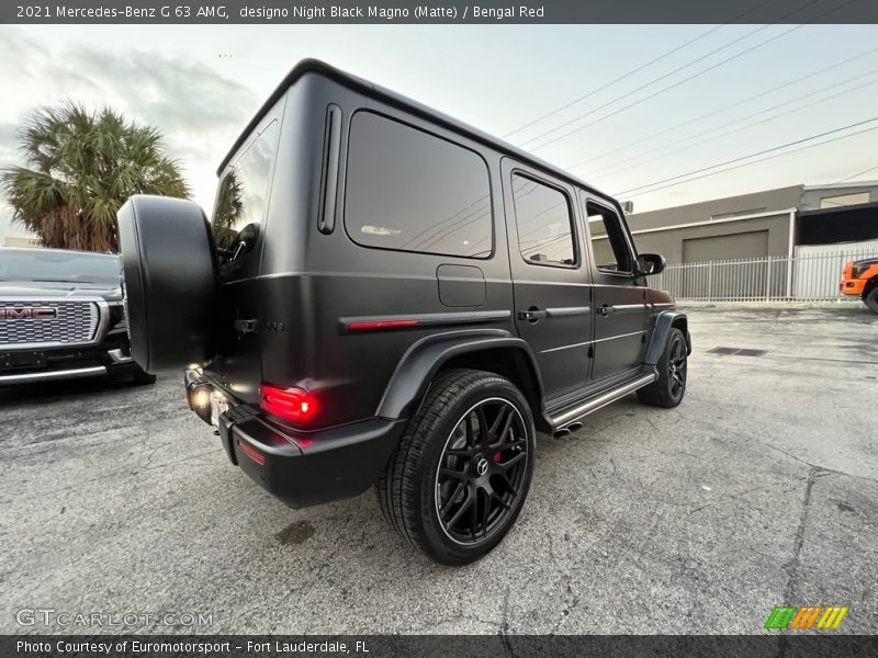 designo Night Black Magno (Matte) / Bengal Red 2021 Mercedes-Benz G 63 AMG