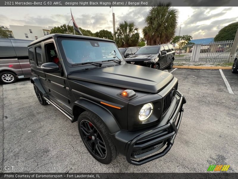 designo Night Black Magno (Matte) / Bengal Red 2021 Mercedes-Benz G 63 AMG