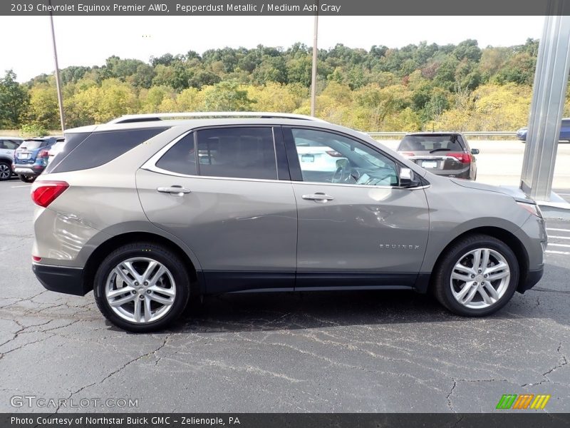 Pepperdust Metallic / Medium Ash Gray 2019 Chevrolet Equinox Premier AWD