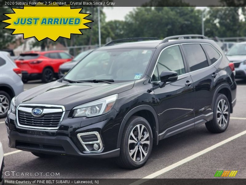 Crystal Black Silica / Gray 2020 Subaru Forester 2.5i Limited