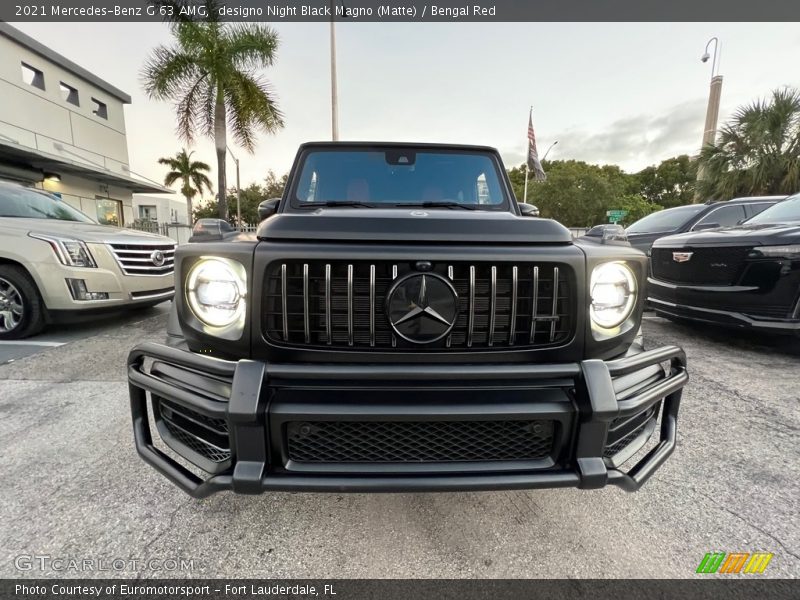 designo Night Black Magno (Matte) / Bengal Red 2021 Mercedes-Benz G 63 AMG
